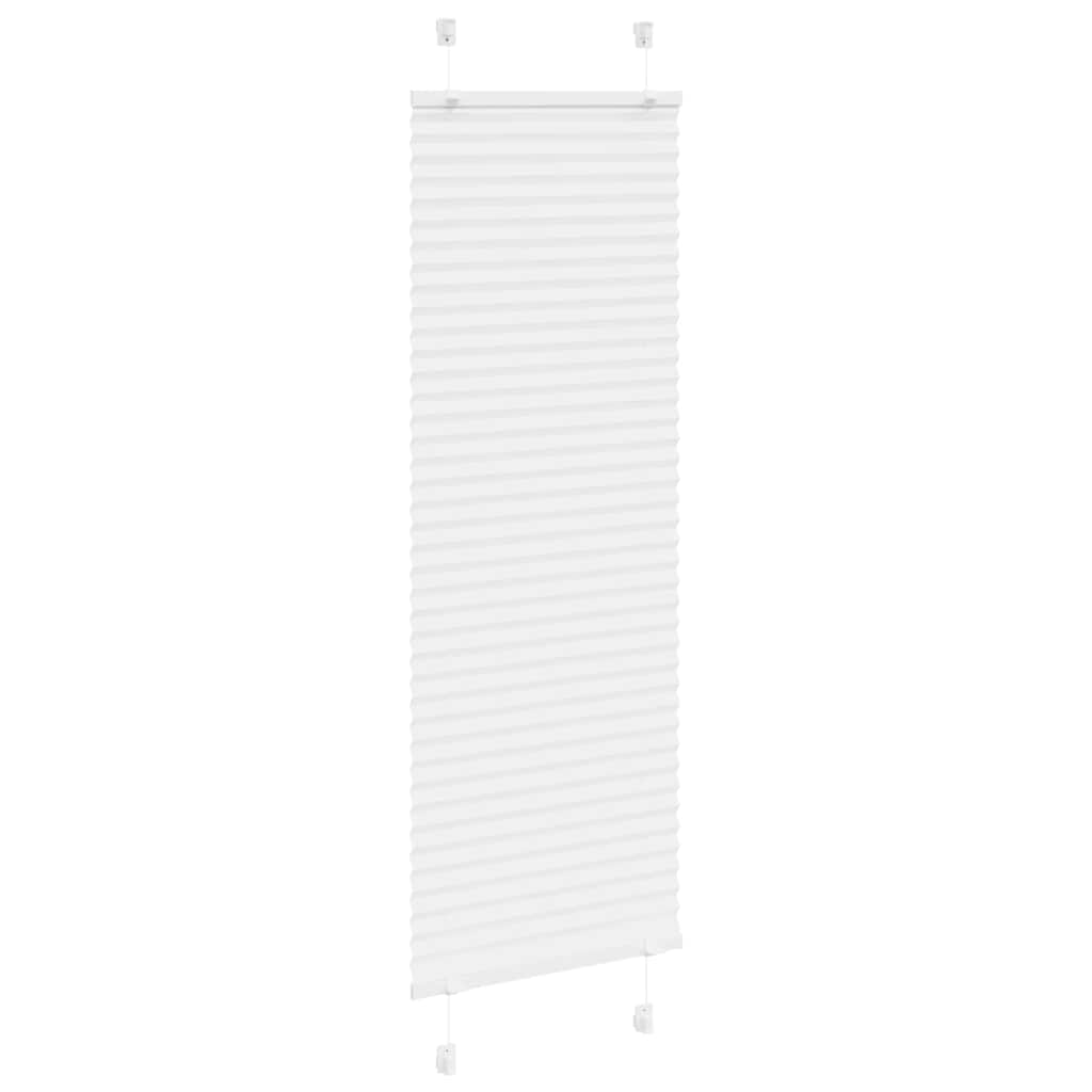 Plissé rolgordijn 45x100 cm stofbreedte 44,4 cm polyester wit is nu te koop bij PeponiXL, paradijselijk wonen!