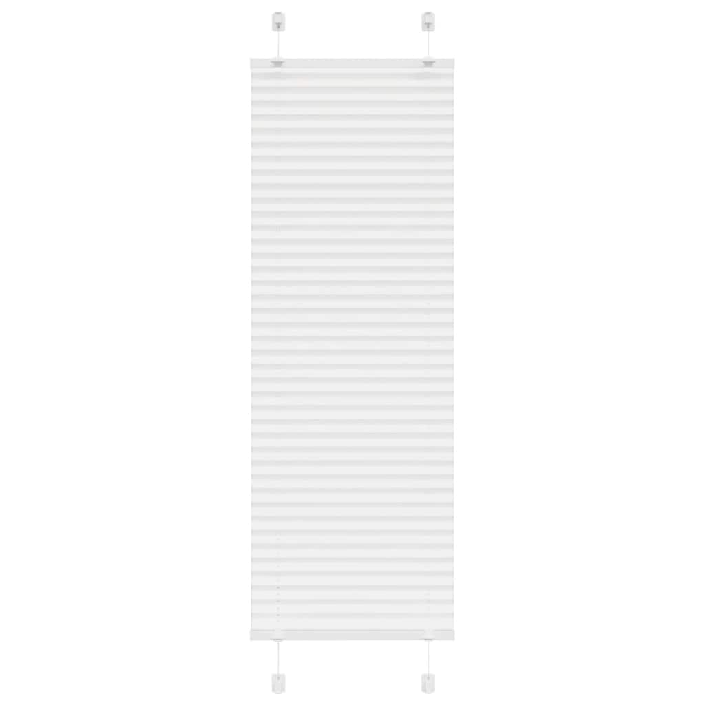 Plissé rolgordijn 50x100 cm stofbreedte 49,4 cm polyester wit is nu te koop bij PeponiXL, paradijselijk wonen!