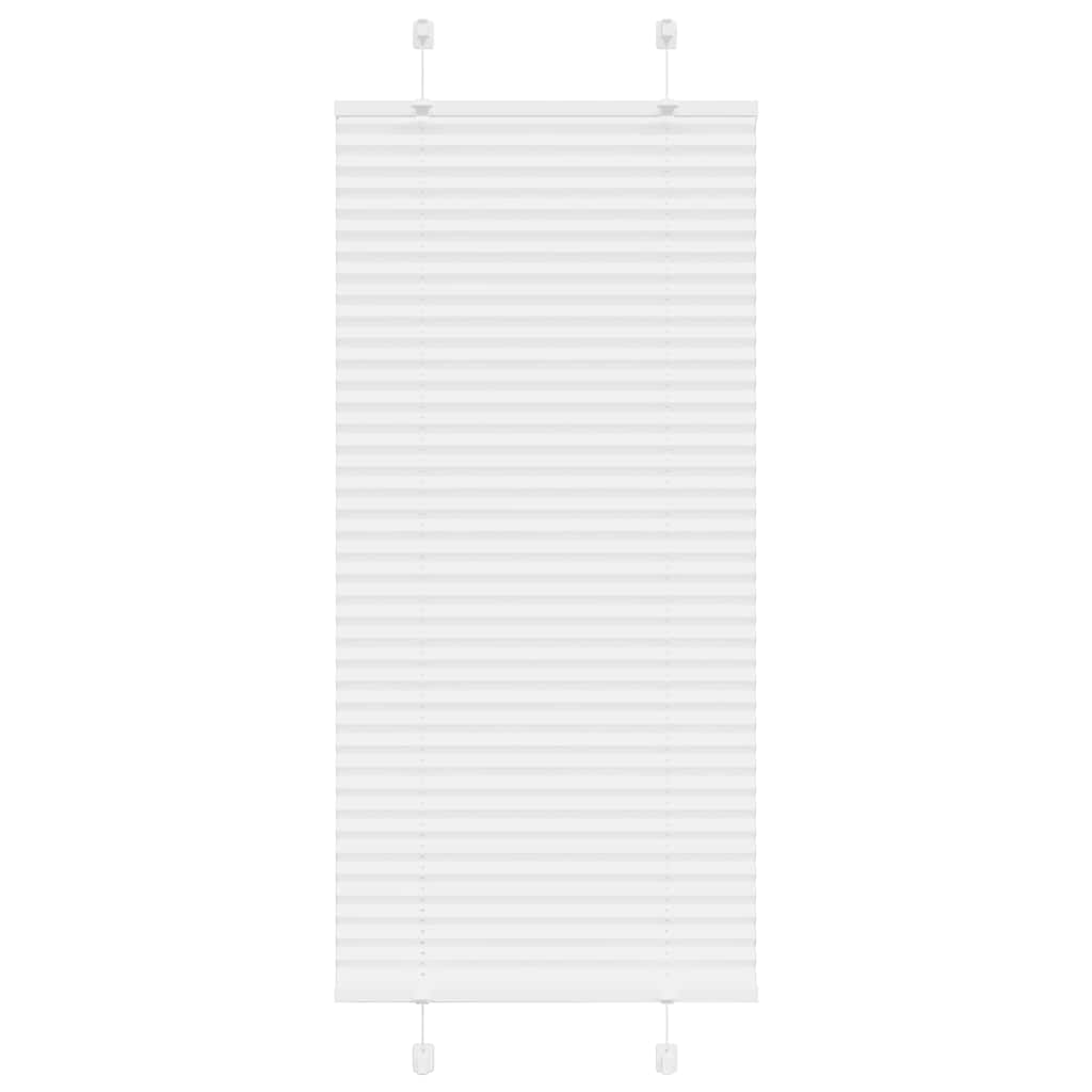 Plissé rolgordijn 55x100 cm stofbreedte 54,4 cm polyester wit is nu te koop bij PeponiXL, paradijselijk wonen!