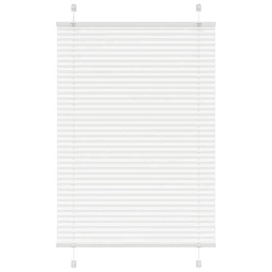 Plissé rolgordijn 95x100 cm stofbreedte 94,4 cm polyester wit is nu te koop bij PeponiXL, paradijselijk wonen!