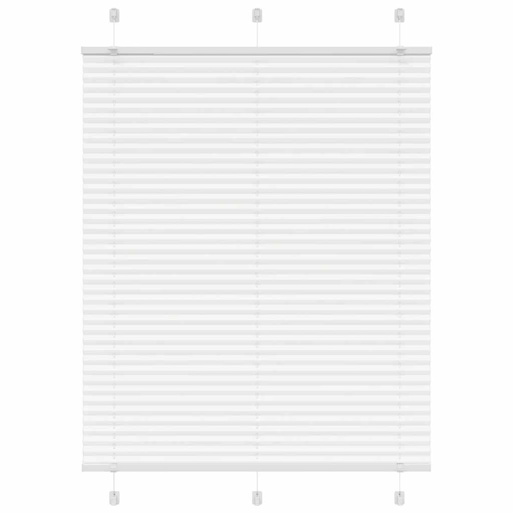 Plissé rolgordijn 110x100cm stofbreedte 109,4cm polyester wit is nu te koop bij PeponiXL, paradijselijk wonen!