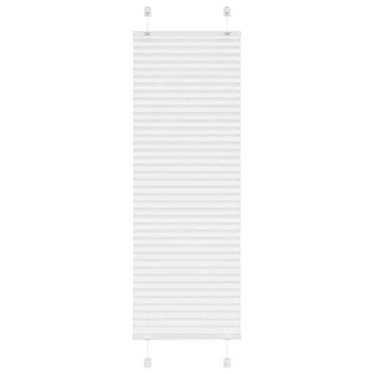 Plissé rolgordijn 50x150 cm stofbreedte 49,4 cm polyester wit is nu te koop bij PeponiXL, paradijselijk wonen!