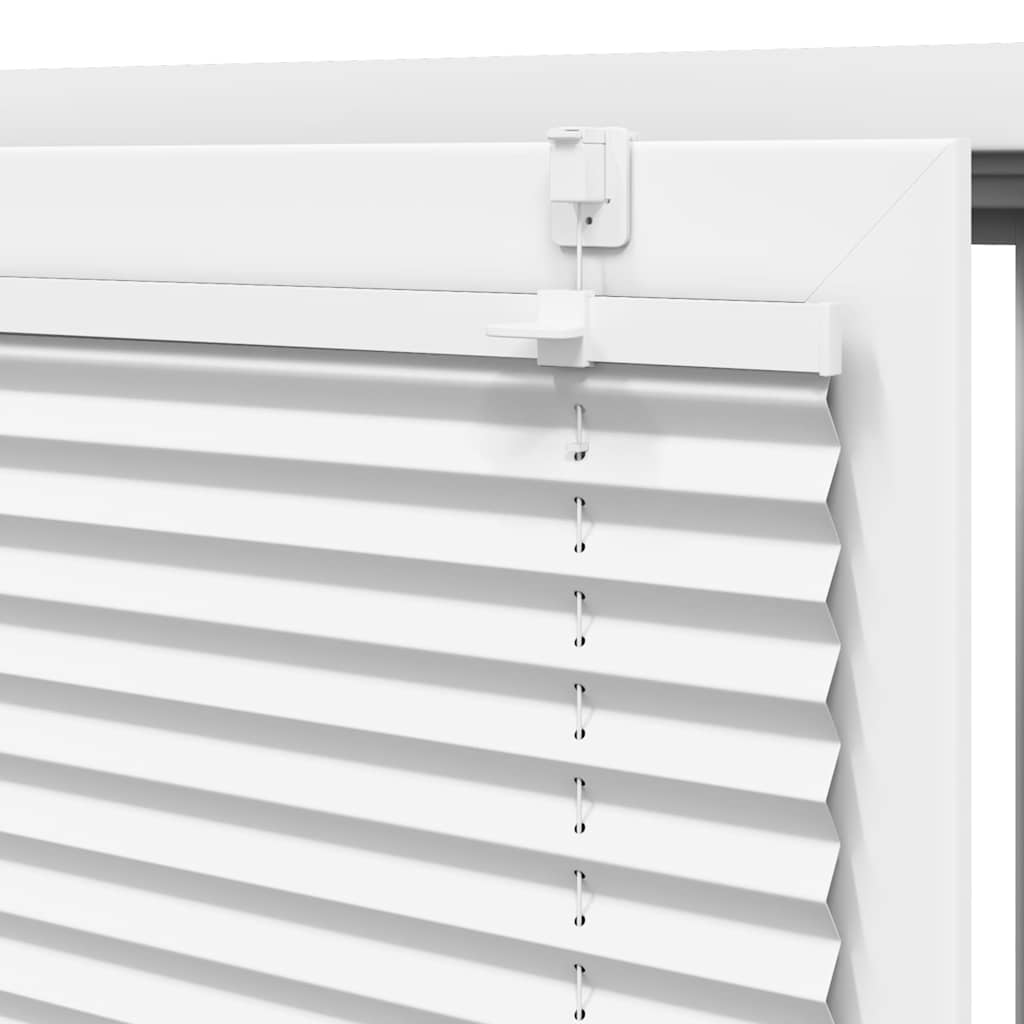Plissé rolgordijn 50x150 cm stofbreedte 49,4 cm polyester wit is nu te koop bij PeponiXL, paradijselijk wonen!