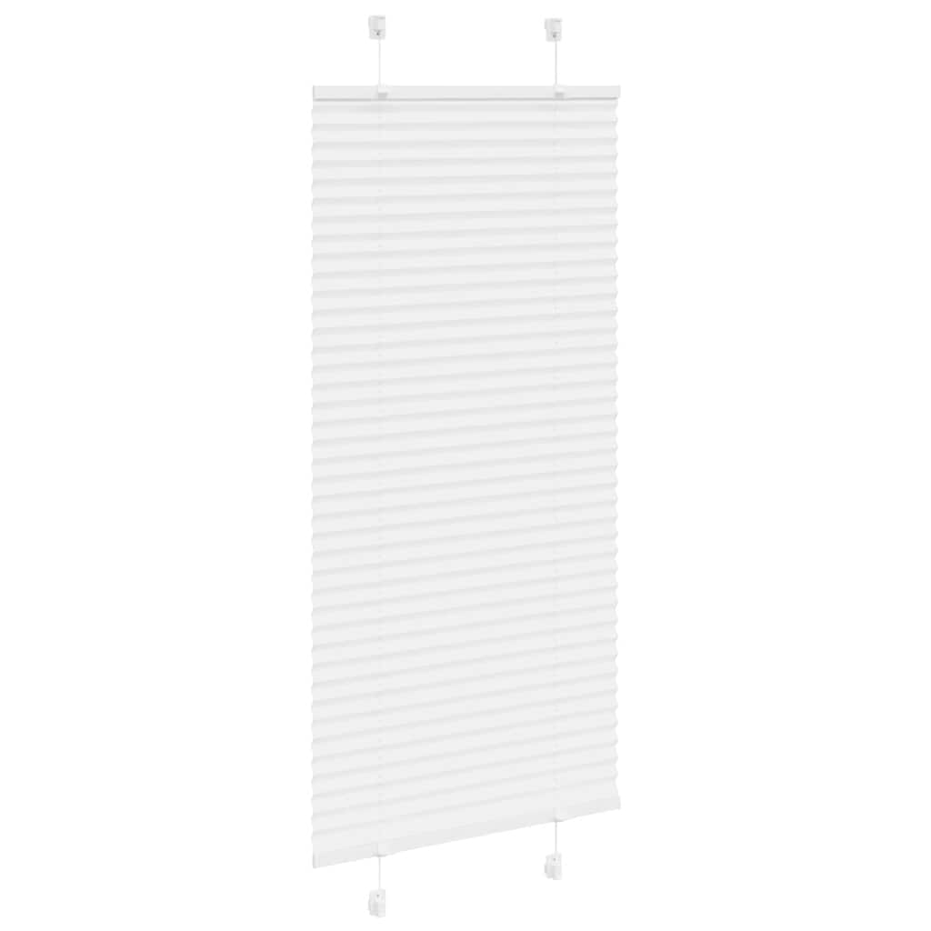 Plissé rolgordijn 55x150 cm stofbreedte 54,4 cm polyester wit is nu te koop bij PeponiXL, paradijselijk wonen!