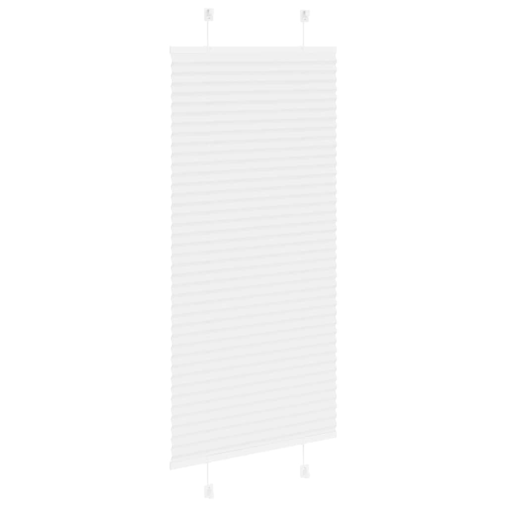 Plissé rolgordijn 55x150 cm stofbreedte 54,4 cm polyester wit is nu te koop bij PeponiXL, paradijselijk wonen!