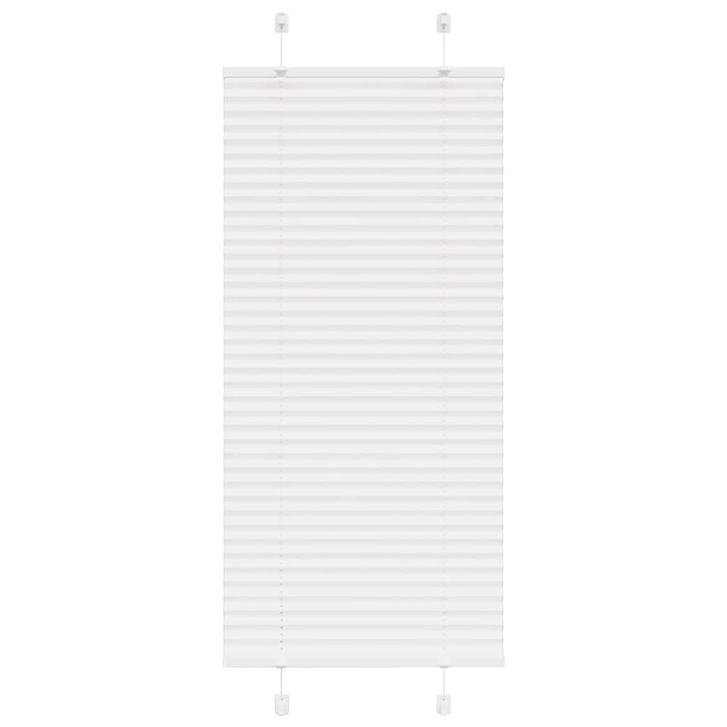 Plissé rolgordijn 65x150 cm stofbreedte 64,4 cm polyester wit is nu te koop bij PeponiXL, paradijselijk wonen!