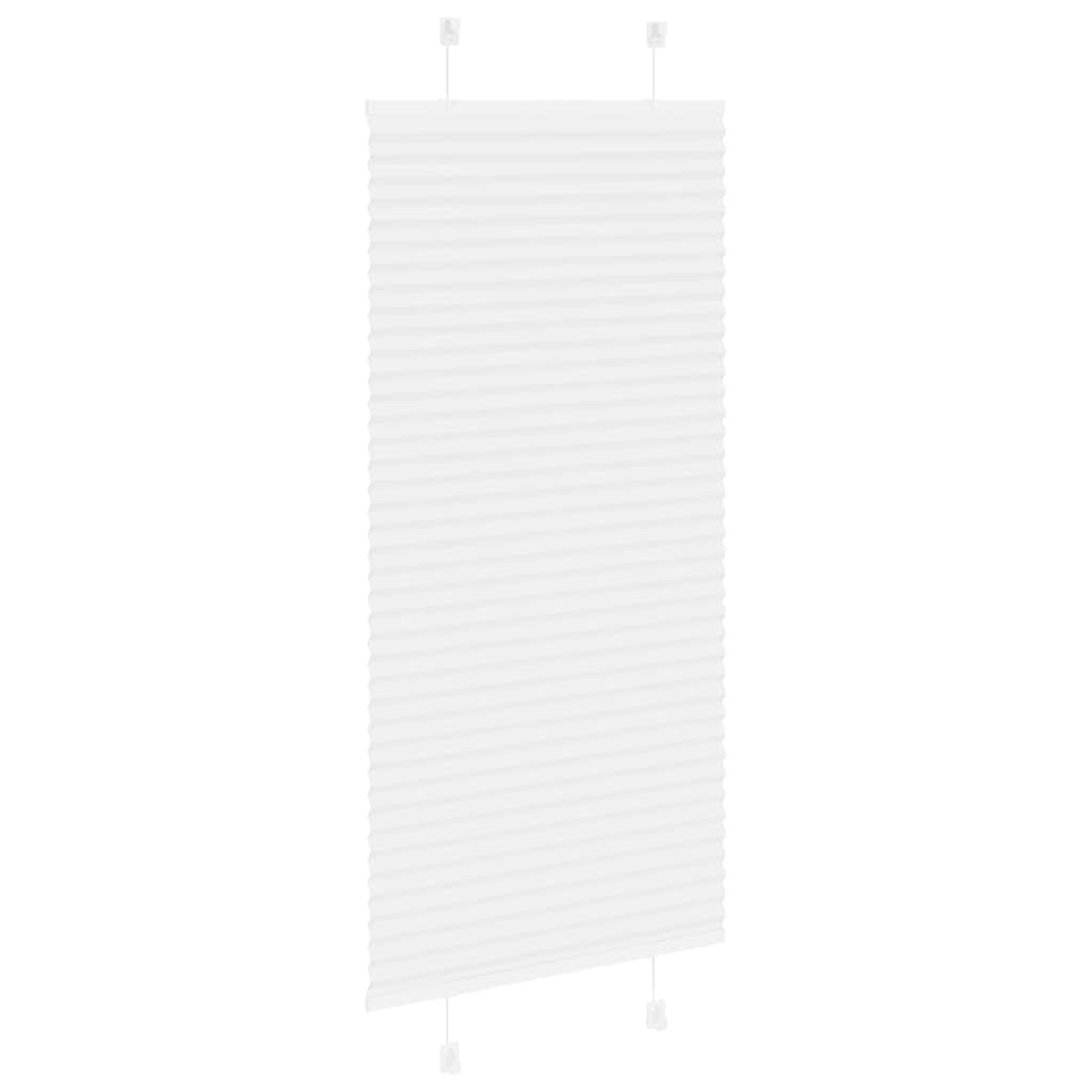 Plissé rolgordijn 65x150 cm stofbreedte 64,4 cm polyester wit is nu te koop bij PeponiXL, paradijselijk wonen!