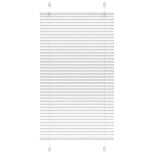 Plissé rolgordijn 75x150 cm stofbreedte 74,4 cm polyester wit is nu te koop bij PeponiXL, paradijselijk wonen!