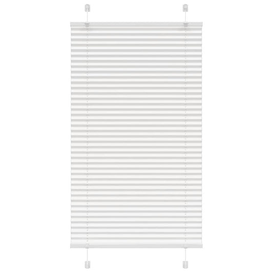 Plissé rolgordijn 80x150 cm stofbreedte 79,4 cm polyester wit is nu te koop bij PeponiXL, paradijselijk wonen!