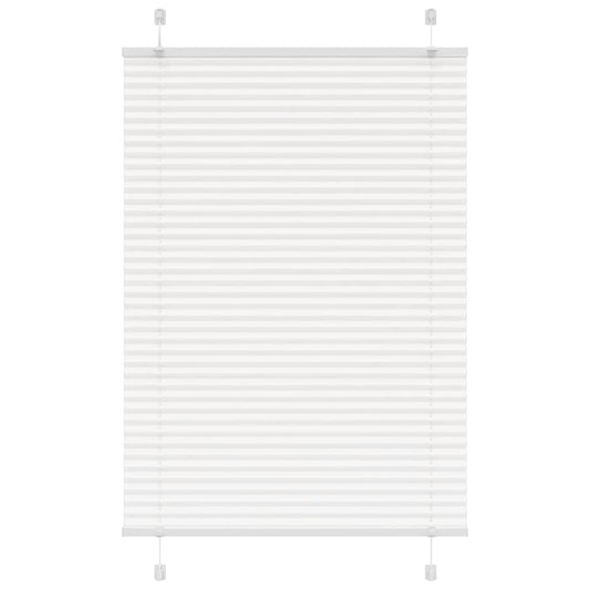 Plissé rolgordijn 85x150 cm stofbreedte 84,4 cm polyester wit is nu te koop bij PeponiXL, paradijselijk wonen!