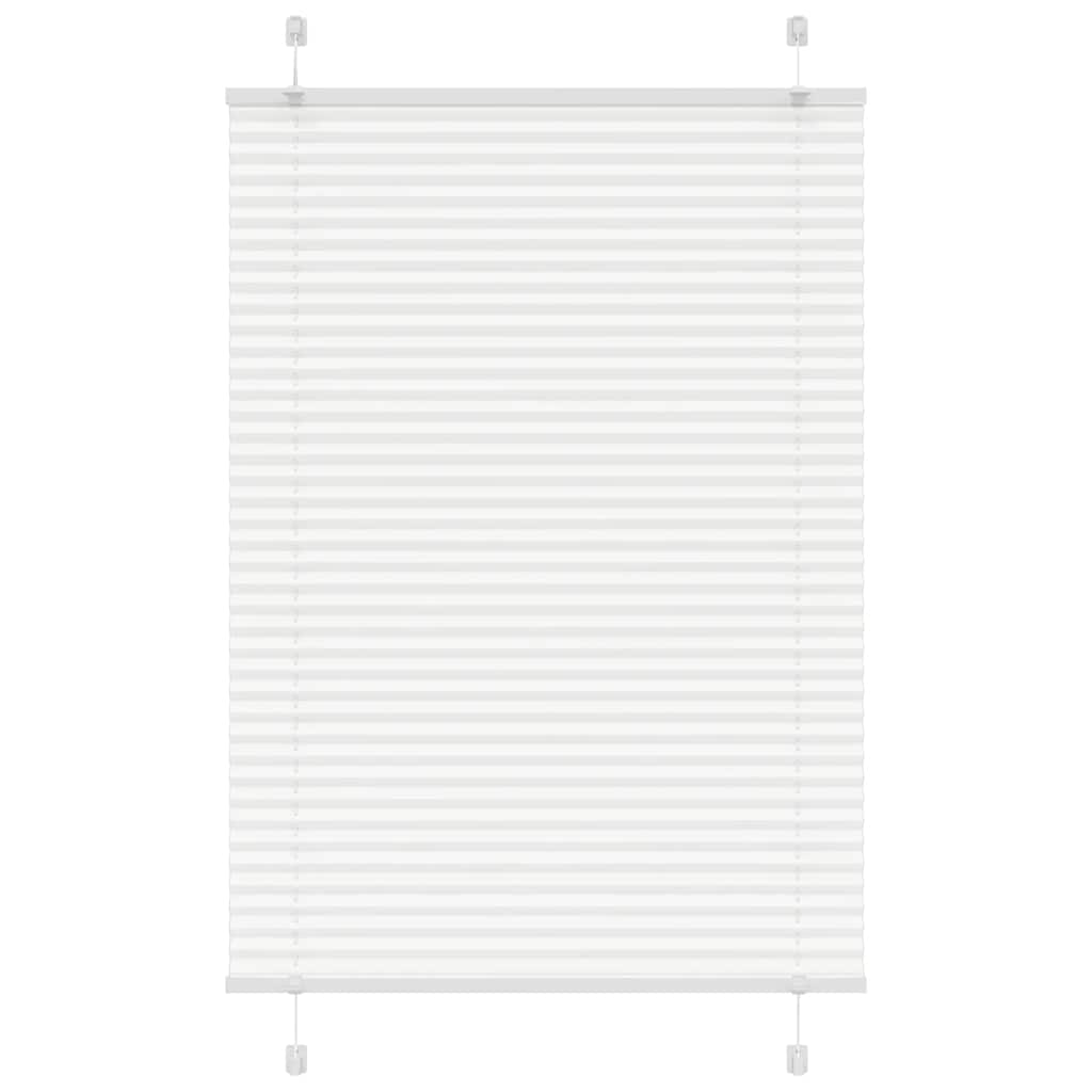 Plissé rolgordijn 100x150 cm stofbreedte 99,4cm polyester wit is nu te koop bij PeponiXL, paradijselijk wonen!