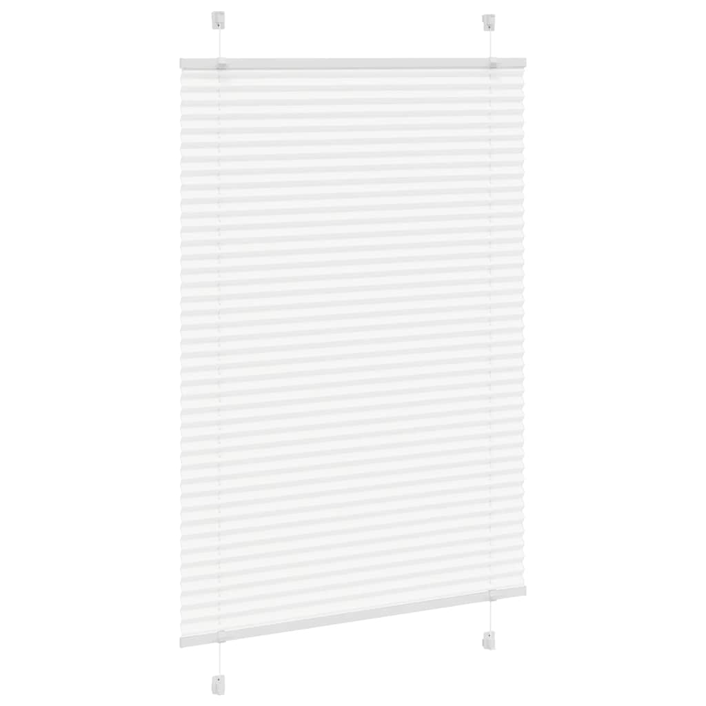 Plissé rolgordijn 100x150 cm stofbreedte 99,4cm polyester wit is nu te koop bij PeponiXL, paradijselijk wonen!