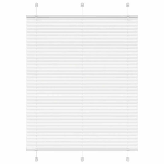 Plissé rolgordijn 105x150 cm stofbreedte 104,4cm polyester wit is nu te koop bij PeponiXL, paradijselijk wonen!