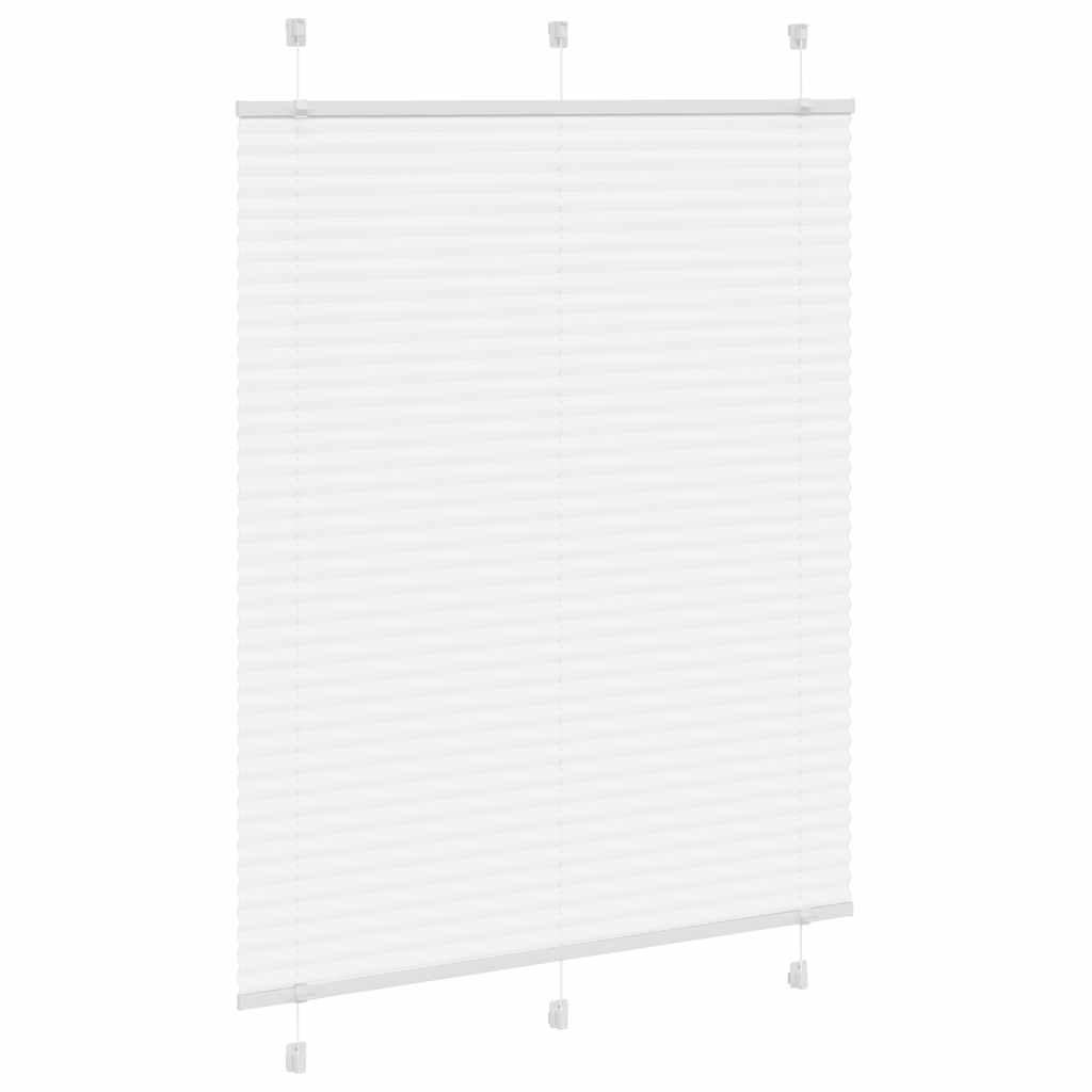 Plissé rolgordijn 110x150 cm stofbreedte 109,4cm polyester wit is nu te koop bij PeponiXL, paradijselijk wonen!
