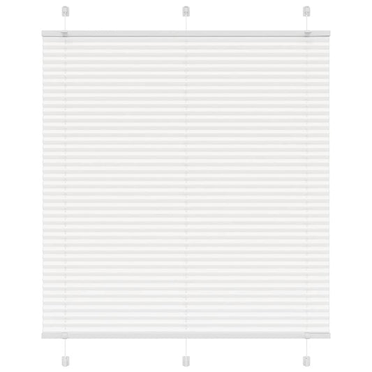 Plissé rolgordijn 115x150 cm stofbreedte 114,4cm polyester wit is nu te koop bij PeponiXL, paradijselijk wonen!