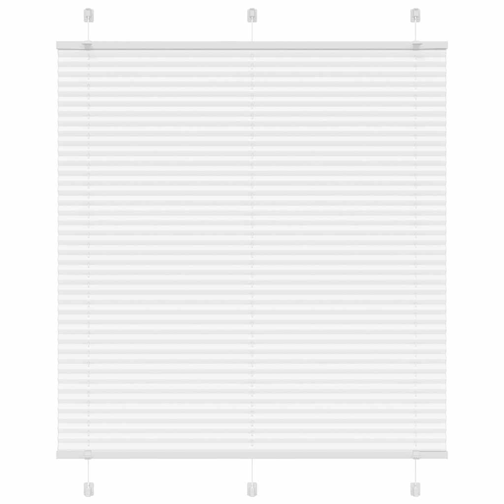 Plissé rolgordijn 120x150 cm stofbreedte 119,4cm polyester wit is nu te koop bij PeponiXL, paradijselijk wonen!