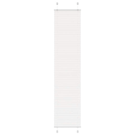 Plissé rolgordijn 50x200 cm stofbreedte 49,4 cm polyester wit is nu te koop bij PeponiXL, paradijselijk wonen!