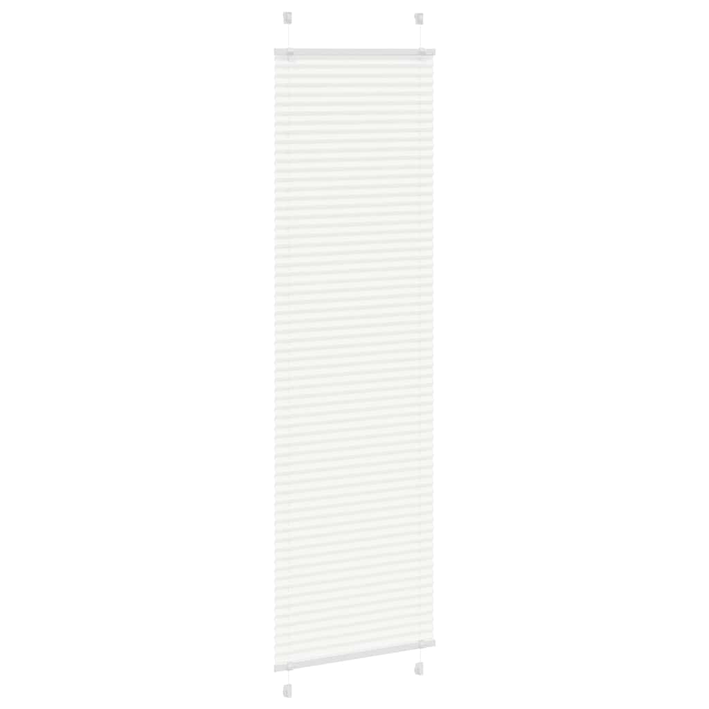 Plissé rolgordijn 60x200 cm stofbreedte 59,4 cm polyester wit is nu te koop bij PeponiXL, paradijselijk wonen!