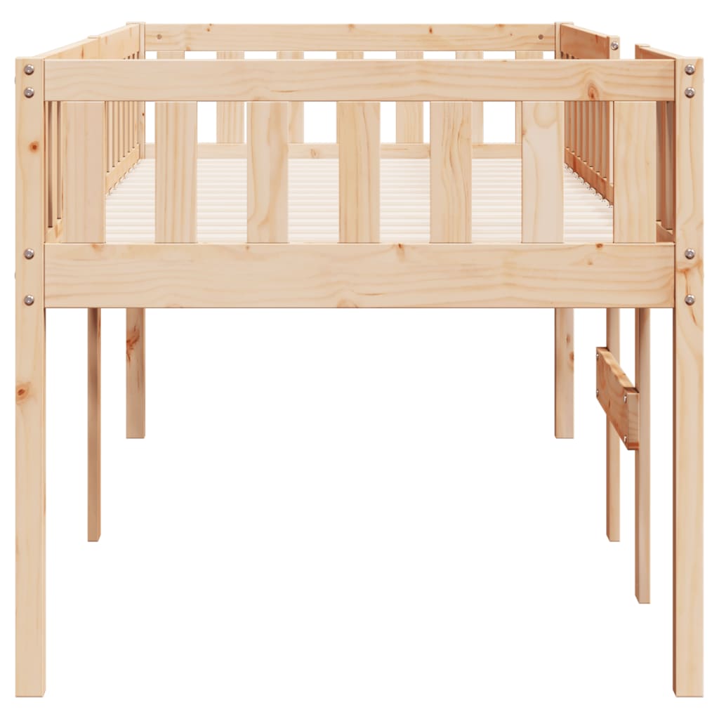 Kinderbed zonder matras massief grenenhout 80x200 cm is nu te koop bij PeponiXL, paradijselijk wonen!