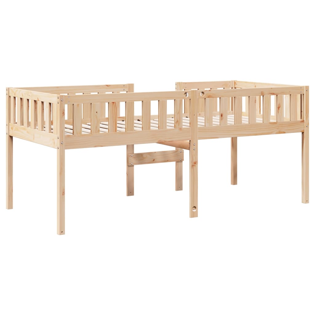 Kinderbed zonder matras massief grenenhout 80x200 cm is nu te koop bij PeponiXL, paradijselijk wonen!