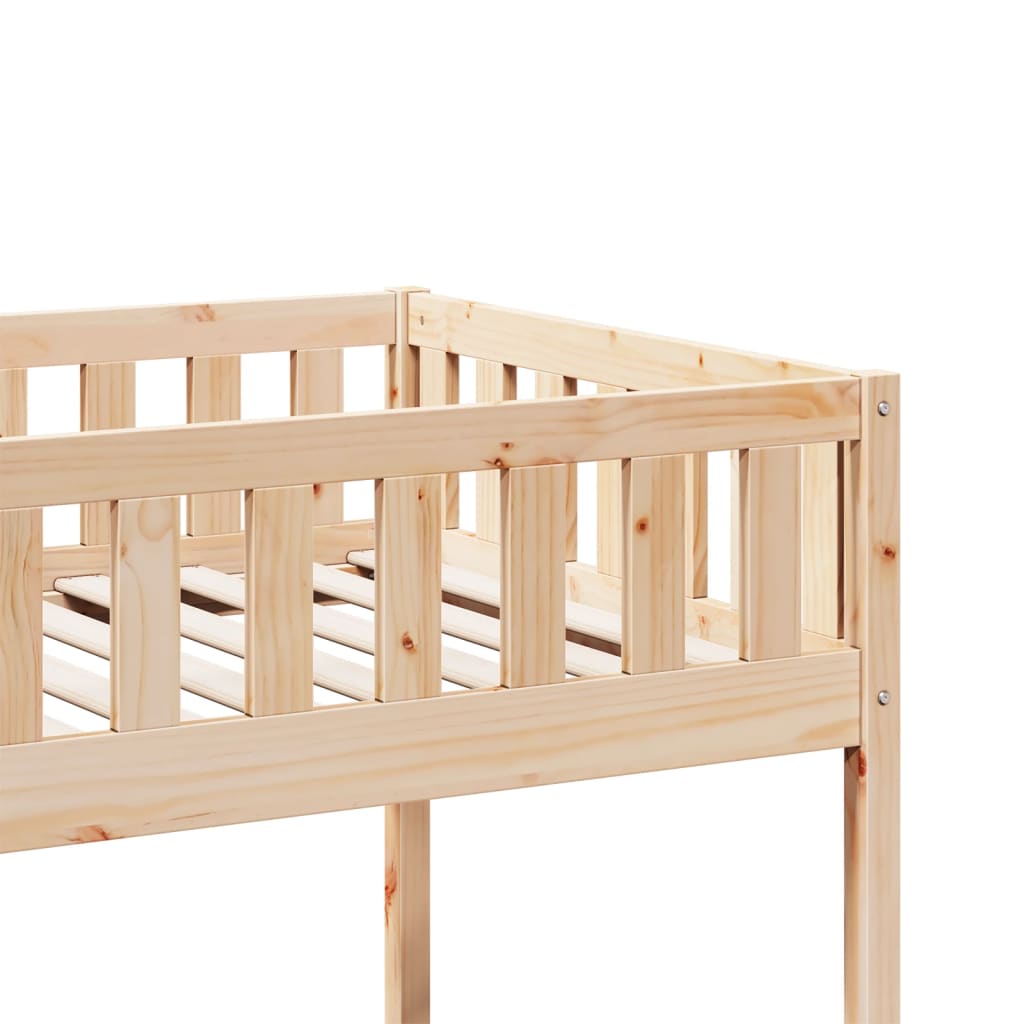 Kinderbed zonder matras massief grenenhout 80x200 cm is nu te koop bij PeponiXL, paradijselijk wonen!
