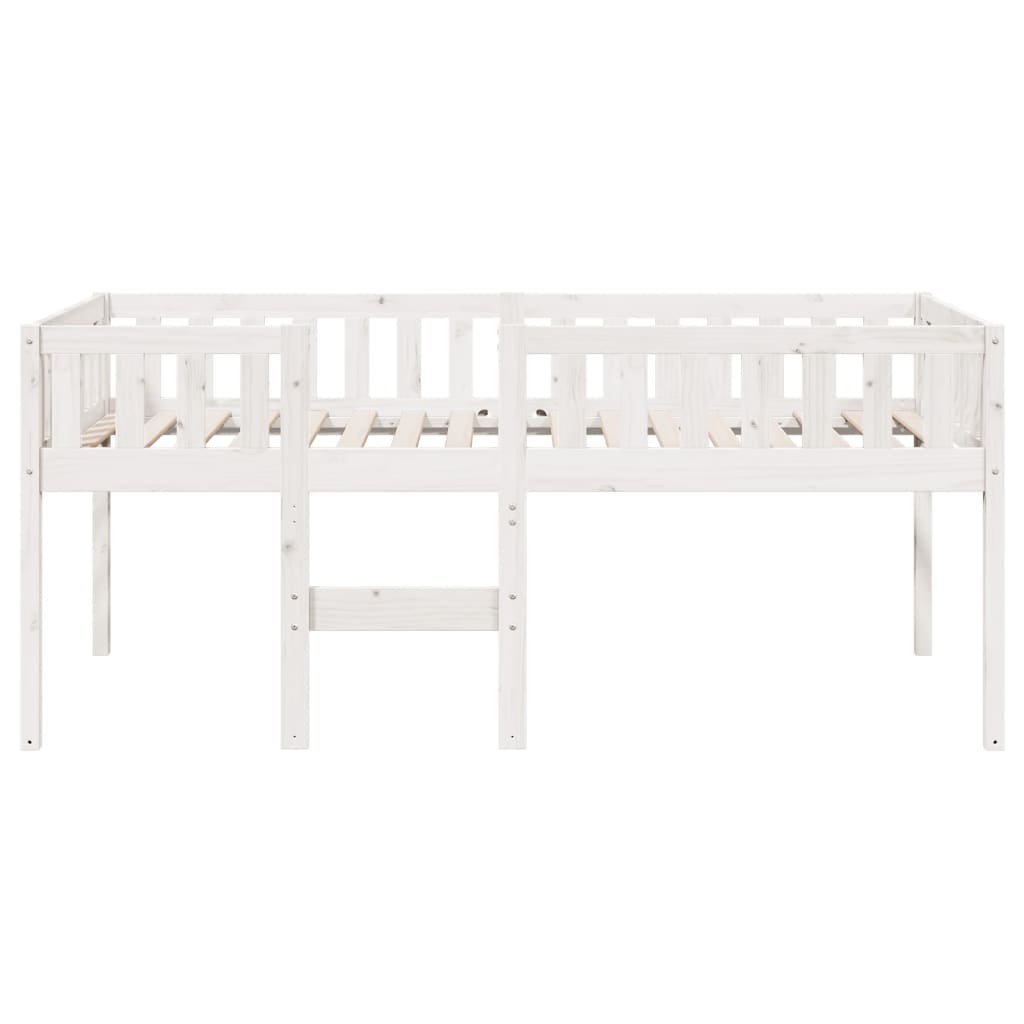 Kinderbed zonder matras massief grenenhout wit 90x190 cm is nu te koop bij PeponiXL, paradijselijk wonen!