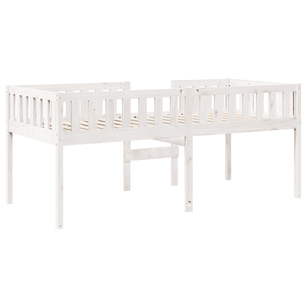 Kinderbed zonder matras massief grenenhout wit 90x190 cm is nu te koop bij PeponiXL, paradijselijk wonen!
