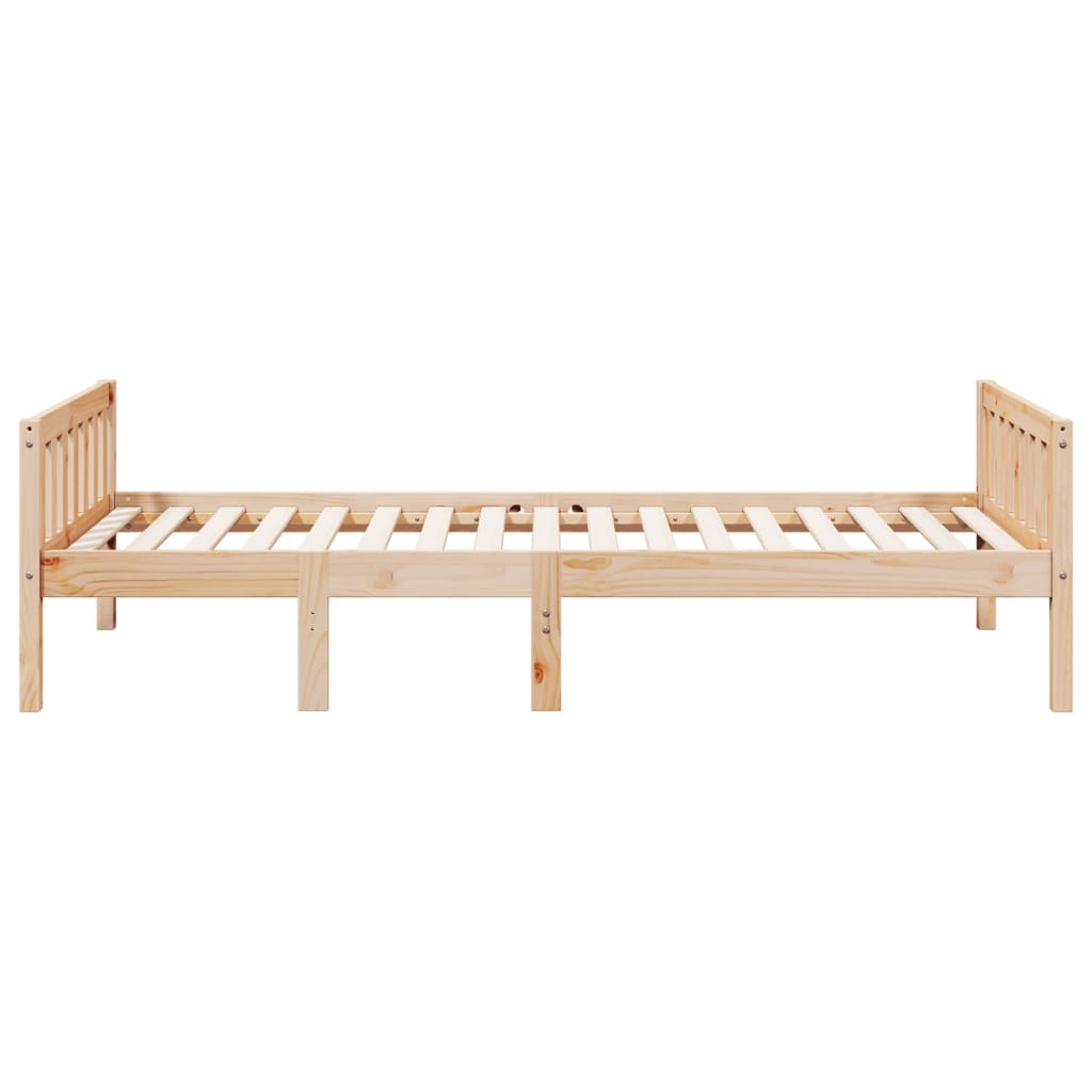 Kinderbed zonder matras massief grenenhout 80x200 cm is nu te koop bij PeponiXL, paradijselijk wonen!