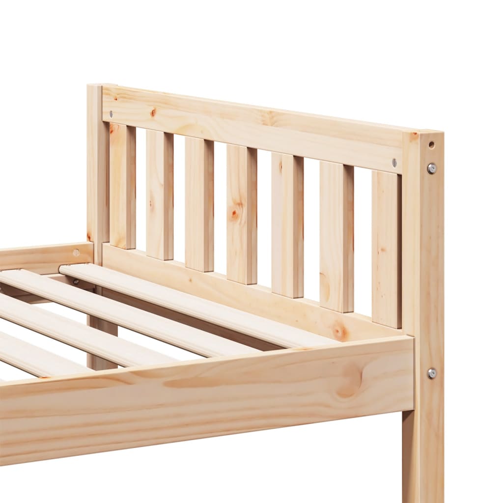 Kinderbed zonder matras massief grenenhout 80x200 cm is nu te koop bij PeponiXL, paradijselijk wonen!
