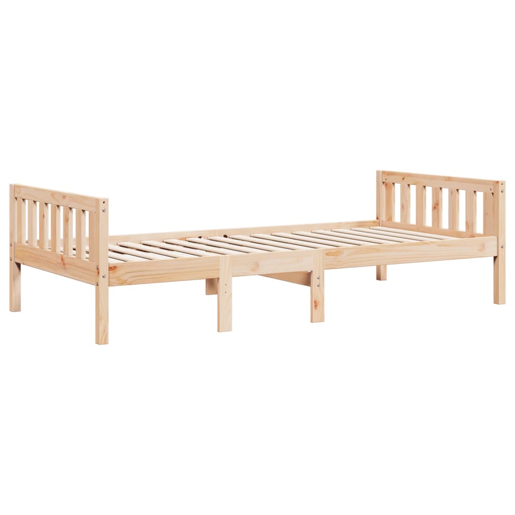 Kinderbed zonder matras massief grenenhout 90x200 cm is nu te koop bij PeponiXL, paradijselijk wonen!