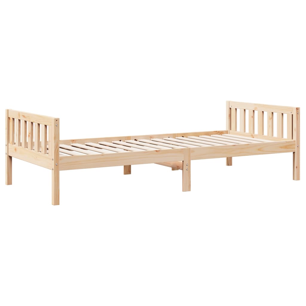Kinderbed zonder matras massief grenenhout 90x200 cm is nu te koop bij PeponiXL, paradijselijk wonen!
