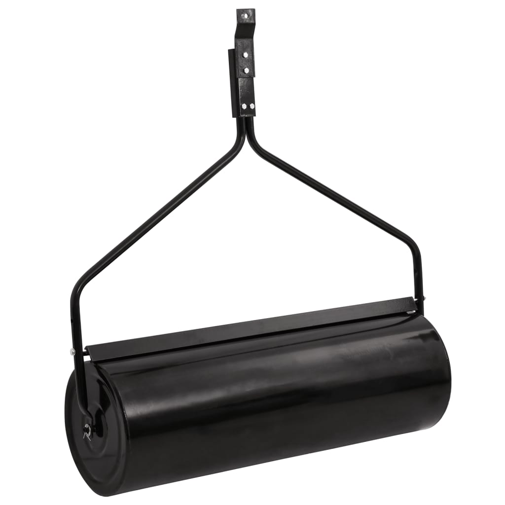 Gazonroller trekbaar met beluchtingsklemmen 63 L ijzer zwart is nu te koop bij PeponiXL, paradijselijk wonen!
