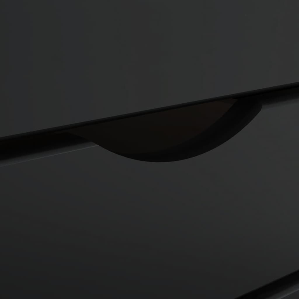 Ladekast MOSS verrijdbaar massief grenenhout zwart is nu te koop bij PeponiXL, paradijselijk wonen!