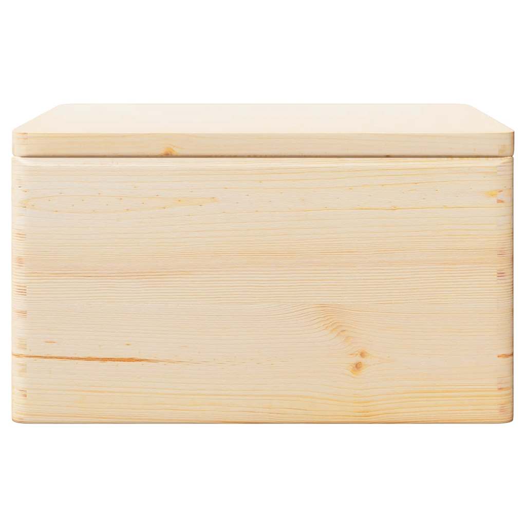 Houten kist met deksel&handvatten 40x30x23cm massief grenenhout is nu te koop bij PeponiXL, paradijselijk wonen!