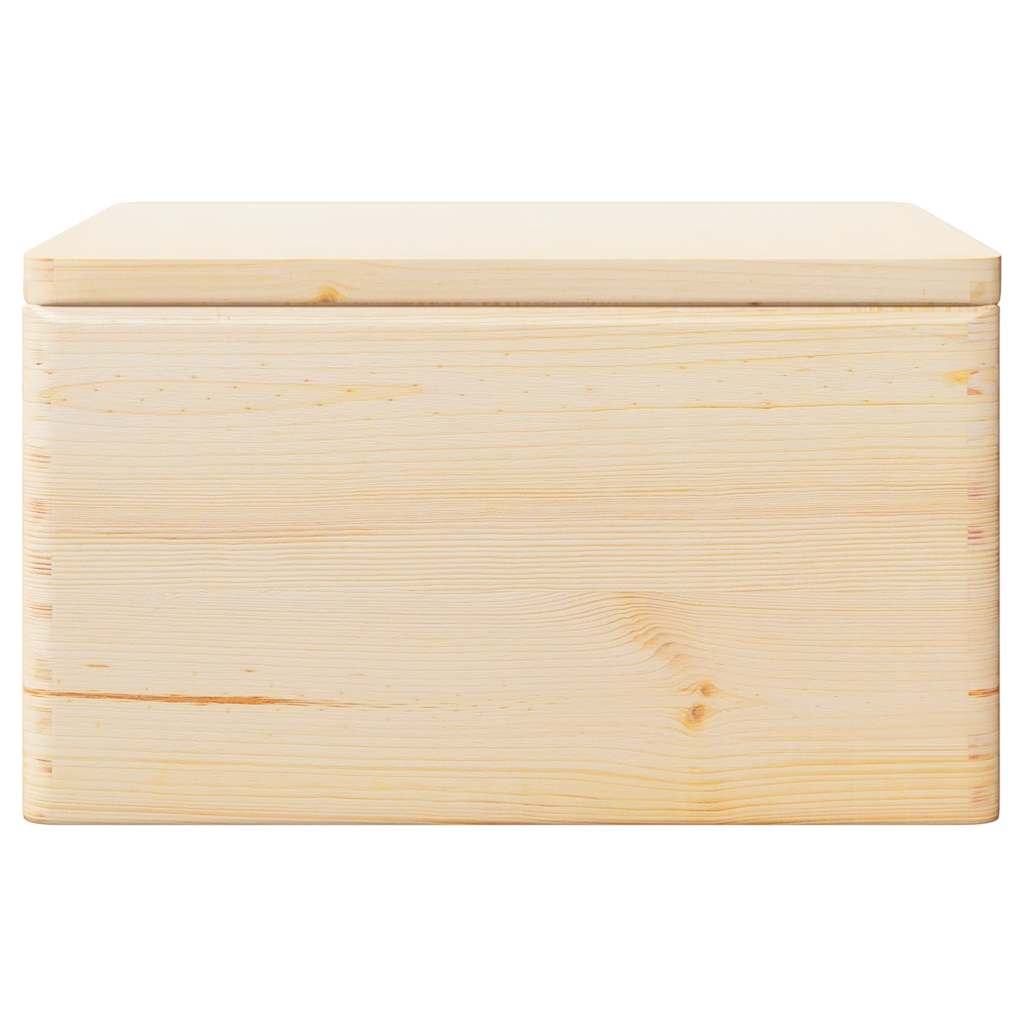 Houten kist met deksel&handvatten 40x30x23cm massief grenenhout is nu te koop bij PeponiXL, paradijselijk wonen!
