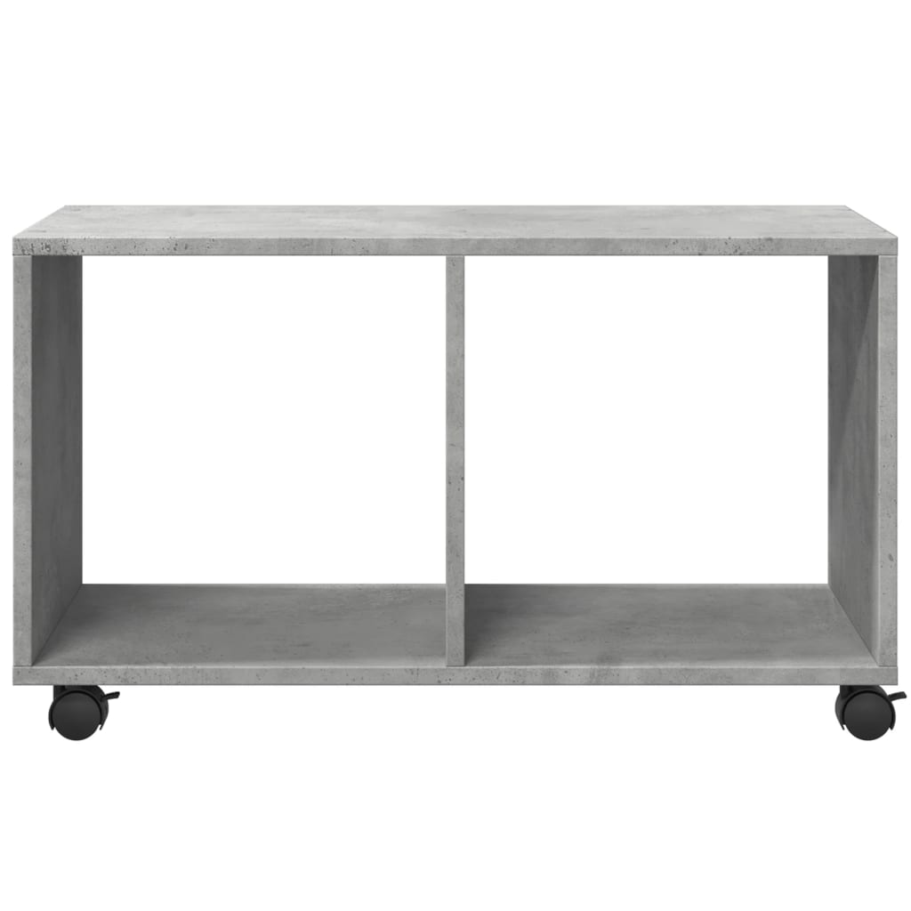Rolkast 72x33x42,5 cm bewerkt hout betongrijs is nu te koop bij PeponiXL, paradijselijk wonen!