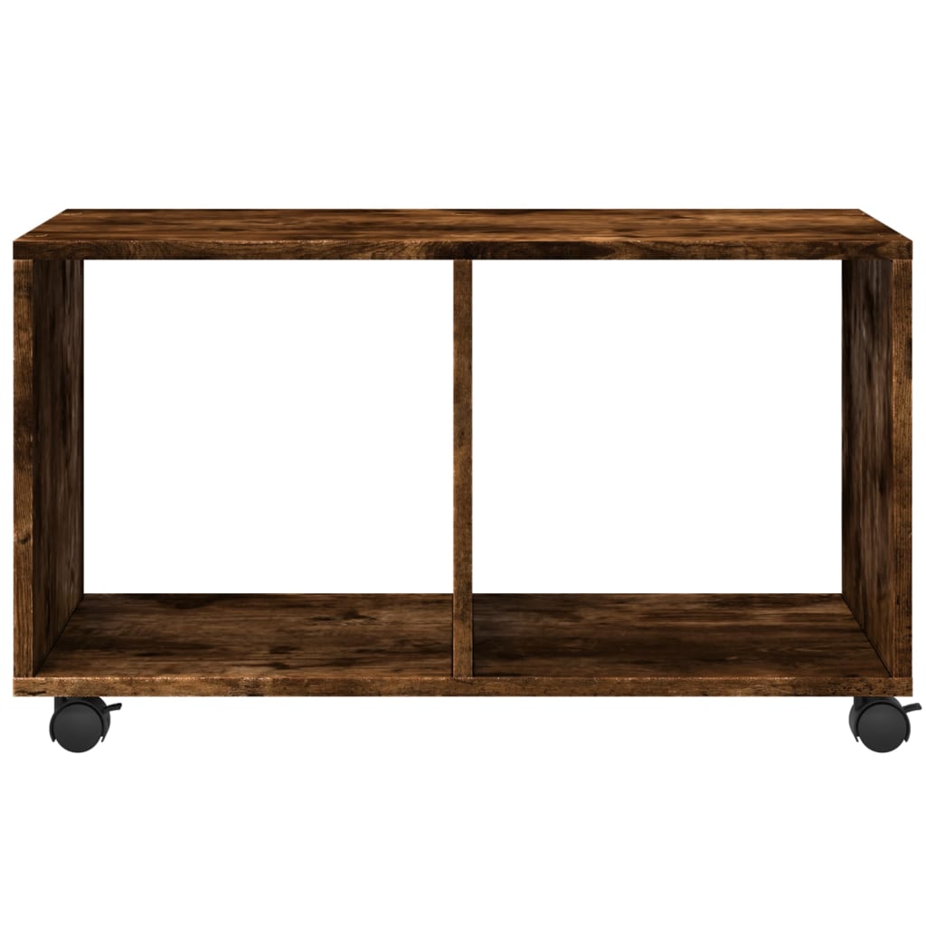 Rolkast 72x33x42,5 cm bewerkt hout gerookt eikenkleurig is nu te koop bij PeponiXL, paradijselijk wonen!