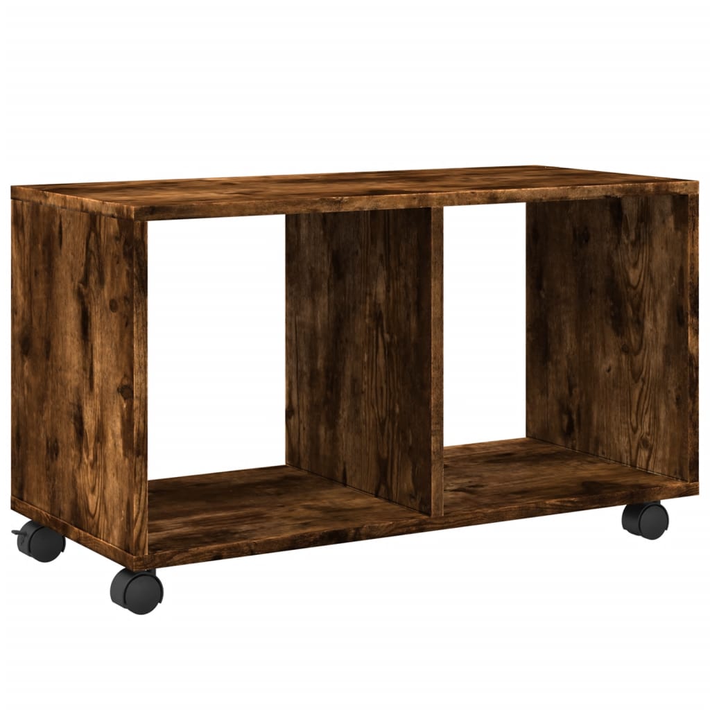 Rolkast 72x33x42,5 cm bewerkt hout gerookt eikenkleurig is nu te koop bij PeponiXL, paradijselijk wonen!