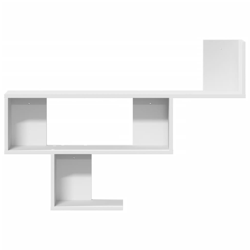 Wandschap 100x15x70 cm bewerkt hout wit is nu te koop bij PeponiXL, paradijselijk wonen!