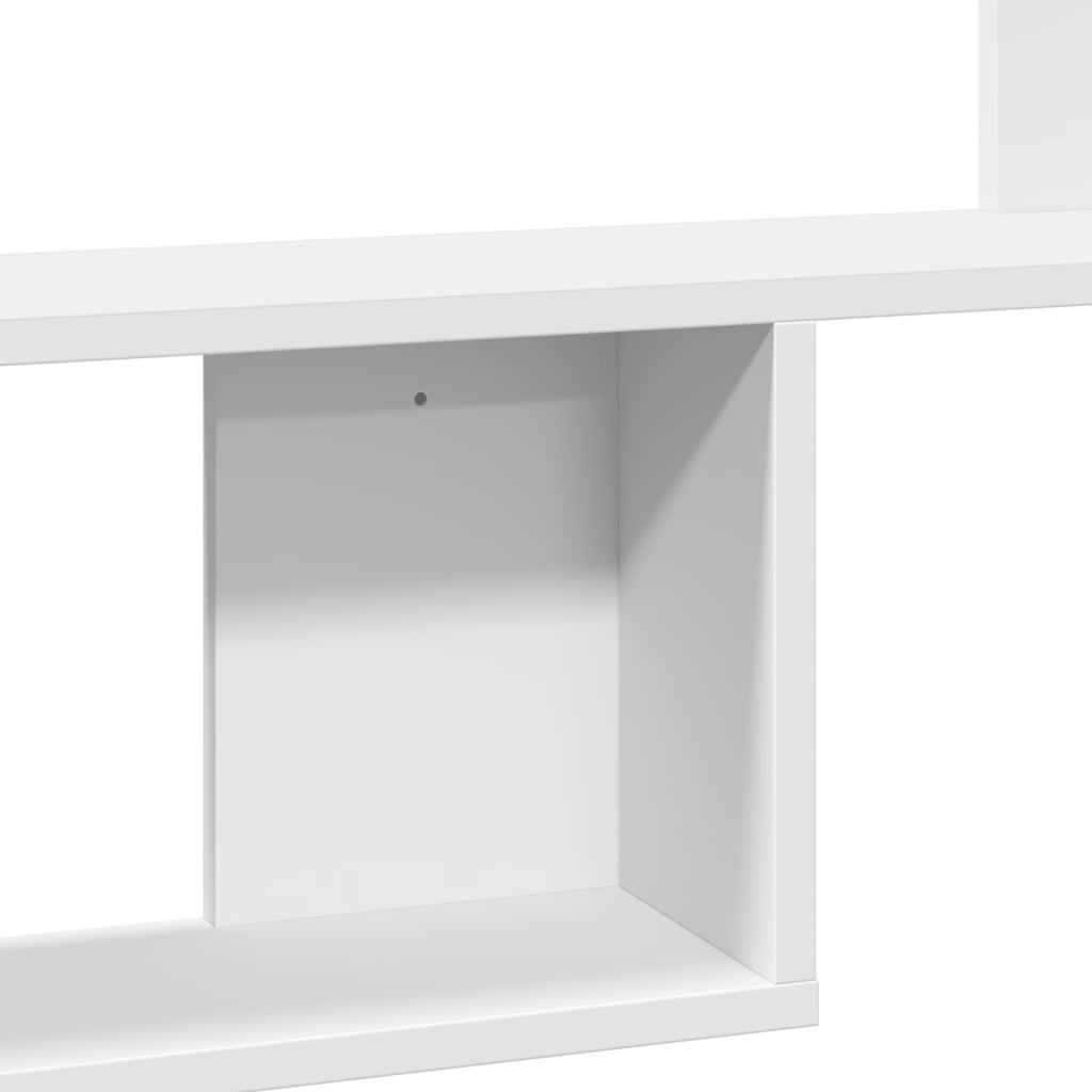 Wandschap 100x15x70 cm bewerkt hout wit is nu te koop bij PeponiXL, paradijselijk wonen!