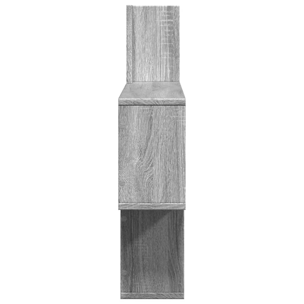 Wandschap 100x15x70 cm bewerkt hout grijs sonoma eikenkleurig is nu te koop bij PeponiXL, paradijselijk wonen!