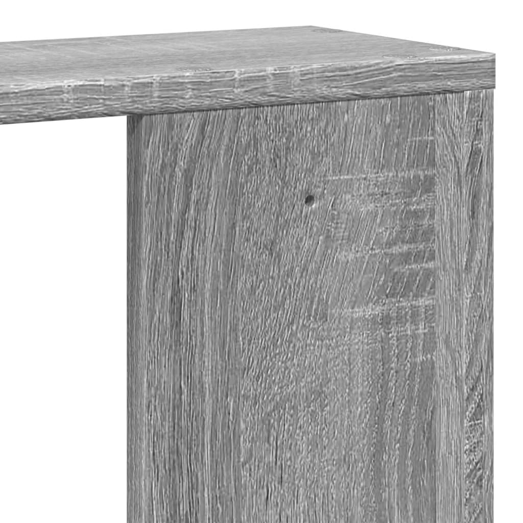 Wandschap 100x15x70 cm bewerkt hout grijs sonoma eikenkleurig is nu te koop bij PeponiXL, paradijselijk wonen!