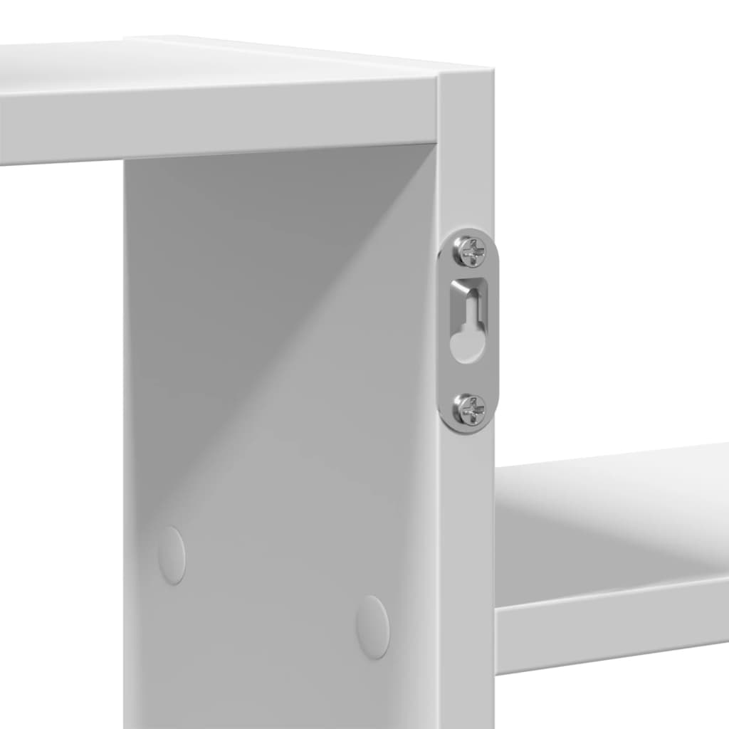 Wandschap 104x15x49 cm bewerkt hout wit is nu te koop bij PeponiXL, paradijselijk wonen!