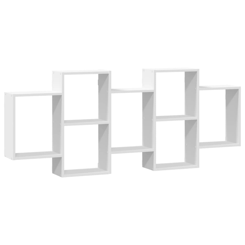 Wandschap 159x18x65 cm bewerkt hout wit is nu te koop bij PeponiXL, paradijselijk wonen!