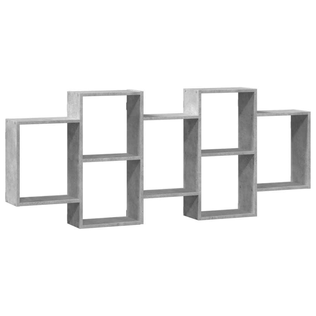 Wandschap 159x18x65 cm bewerkt hout betongrijs is nu te koop bij PeponiXL, paradijselijk wonen!