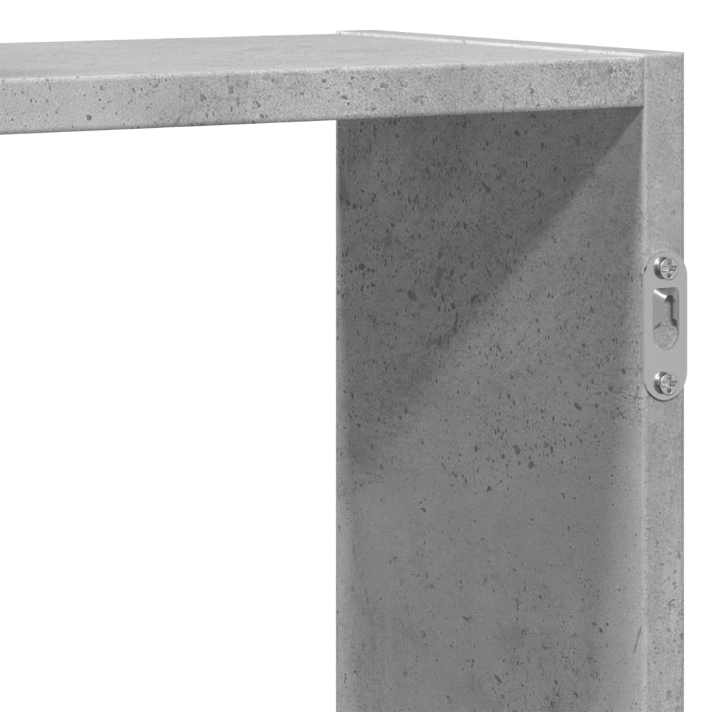 Wandschap 159x18x65 cm bewerkt hout betongrijs is nu te koop bij PeponiXL, paradijselijk wonen!