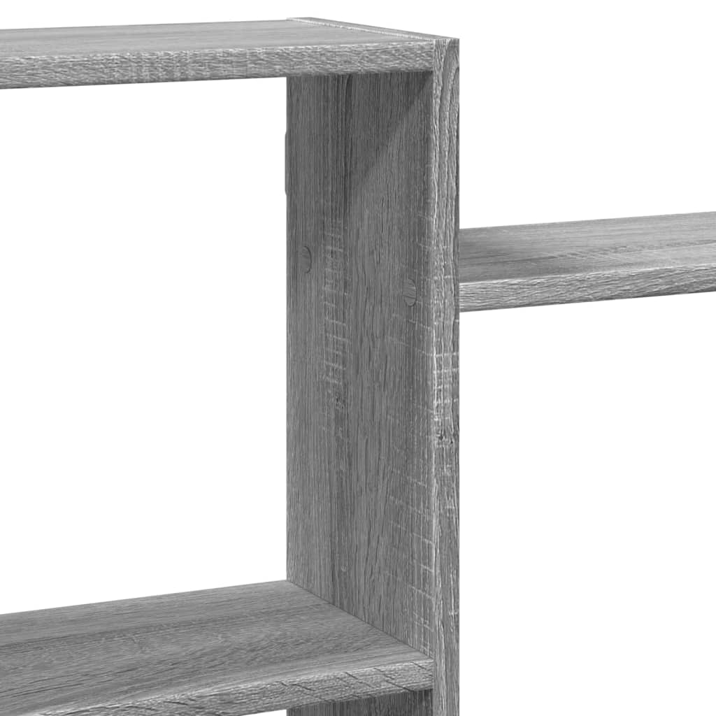 Wandschap 159x18x65 cm bewerkt hout grijs sonoma eikenkleurig is nu te koop bij PeponiXL, paradijselijk wonen!