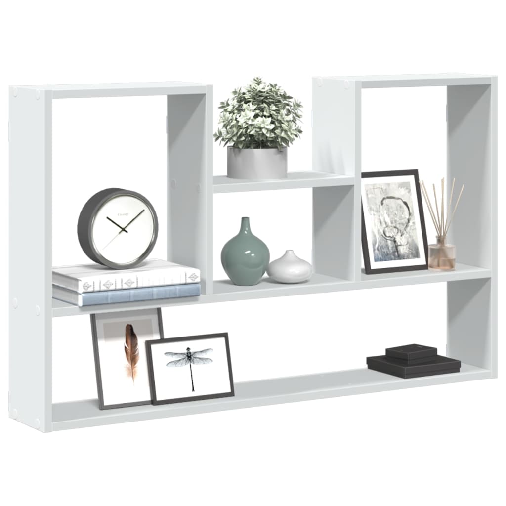 Wandplank Wit 99x15x60 cm Bewerkt Hout is nu te koop bij PeponiXL, paradijselijk wonen!
