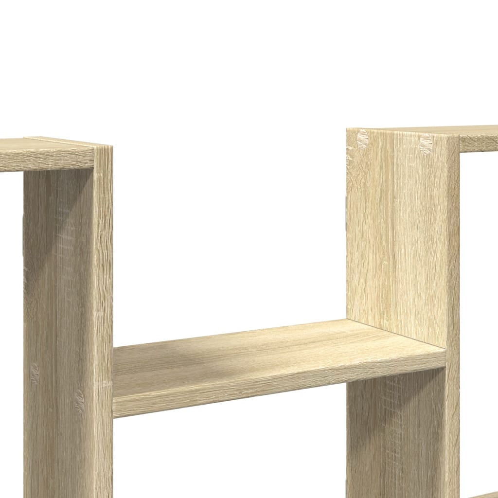 Wandschap 99x15x60 cm bewerkt hout sonoma eikenkleurig is nu te koop bij PeponiXL, paradijselijk wonen!