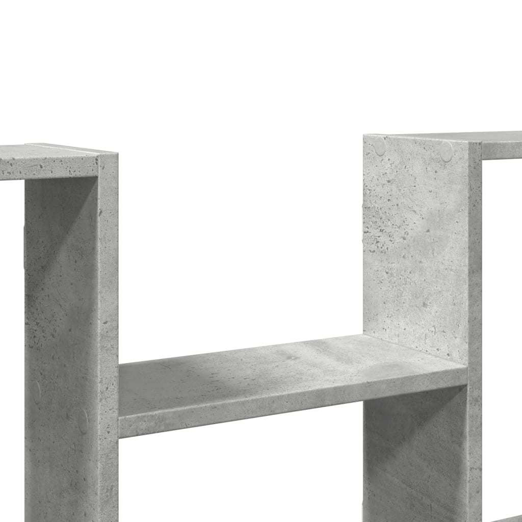Wandschap 99x15x60 cm bewerkt hout betongrijs is nu te koop bij PeponiXL, paradijselijk wonen!